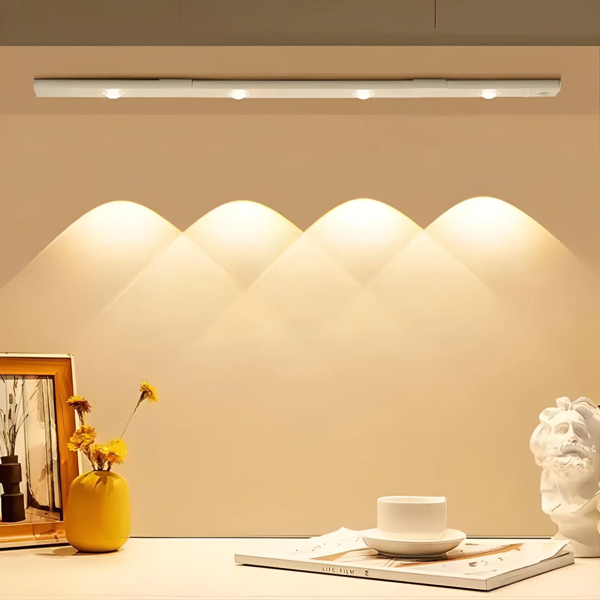 Rechargeable LED Motion Sensor Light - Smart Detection &amp; Custom Colors 3
