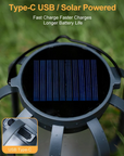 Solar Flickering Flame Lantern - Eco-Friendly Outdoor Lighting 4