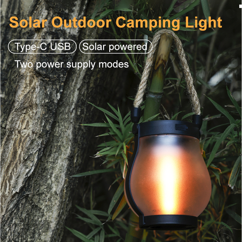 Solar Flickering Flame Lantern - Eco-Friendly Outdoor Lighting 5