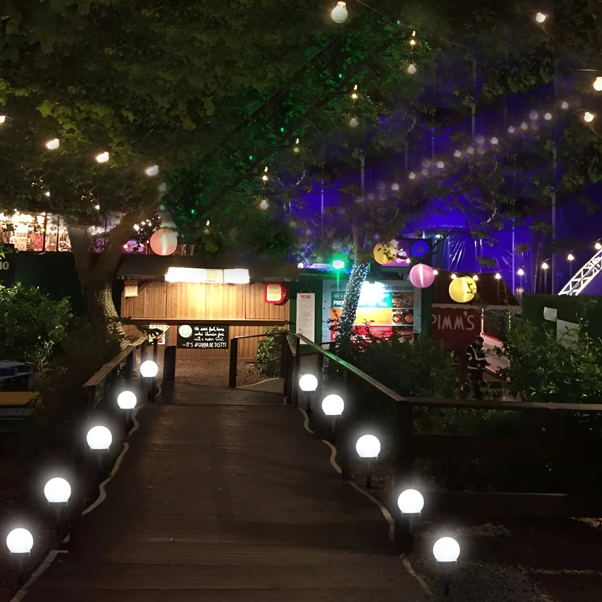 Solar Pathway Lights - Elegant Design with 8-Hour Illumination 2