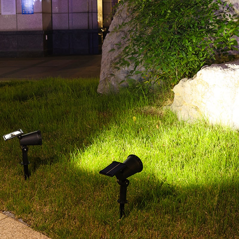 Solar Powered Garden Spotlight - 9 Color Options &amp; Automatic Lighting 2
