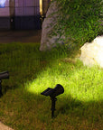 Solar Powered Garden Spotlight - 9 Color Options & Automatic Lighting 2