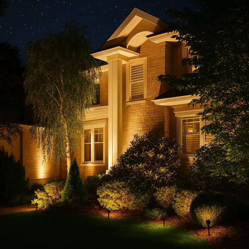 Solar Powered Garden Spotlight - 9 Color Options &amp; Automatic Lighting 5