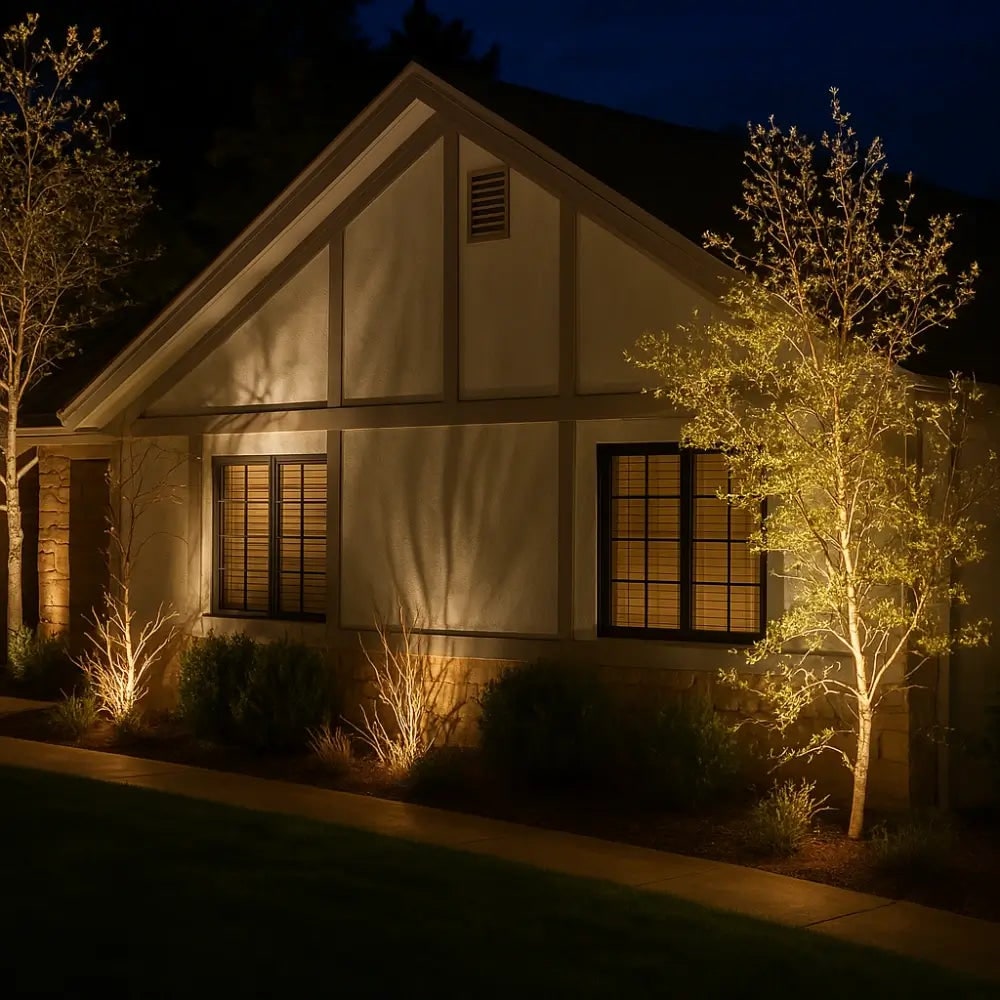 Solar Powered Garden Spotlight - 9 Color Options &amp; Automatic Lighting 6