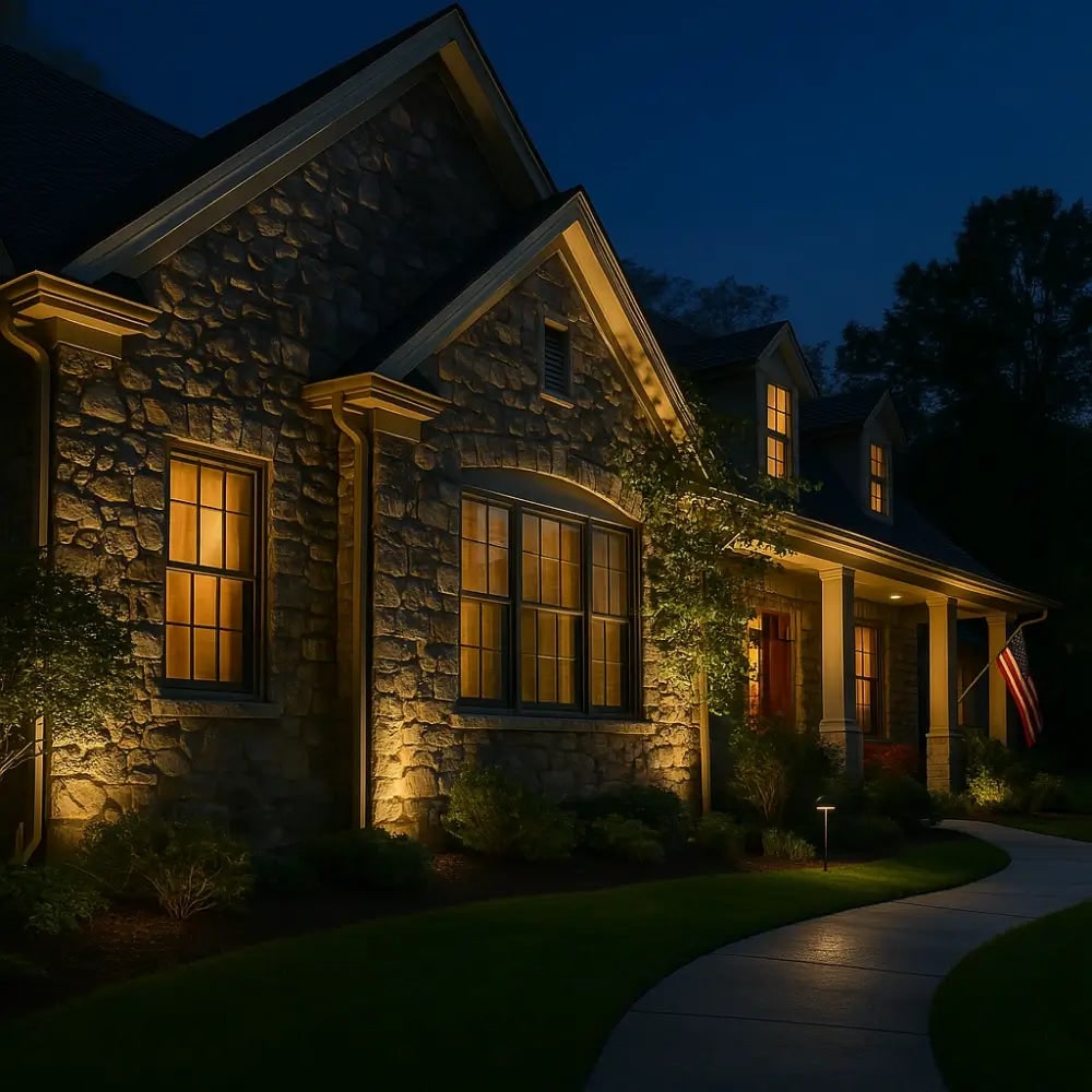Solar Powered Garden Spotlight - 9 Color Options &amp; Automatic Lighting 7