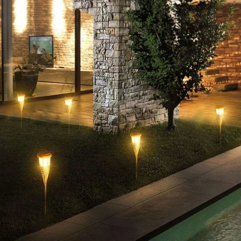 Solar Torch Lights - Realistic Flame Effect &amp; Eco-Friendly Design 6
