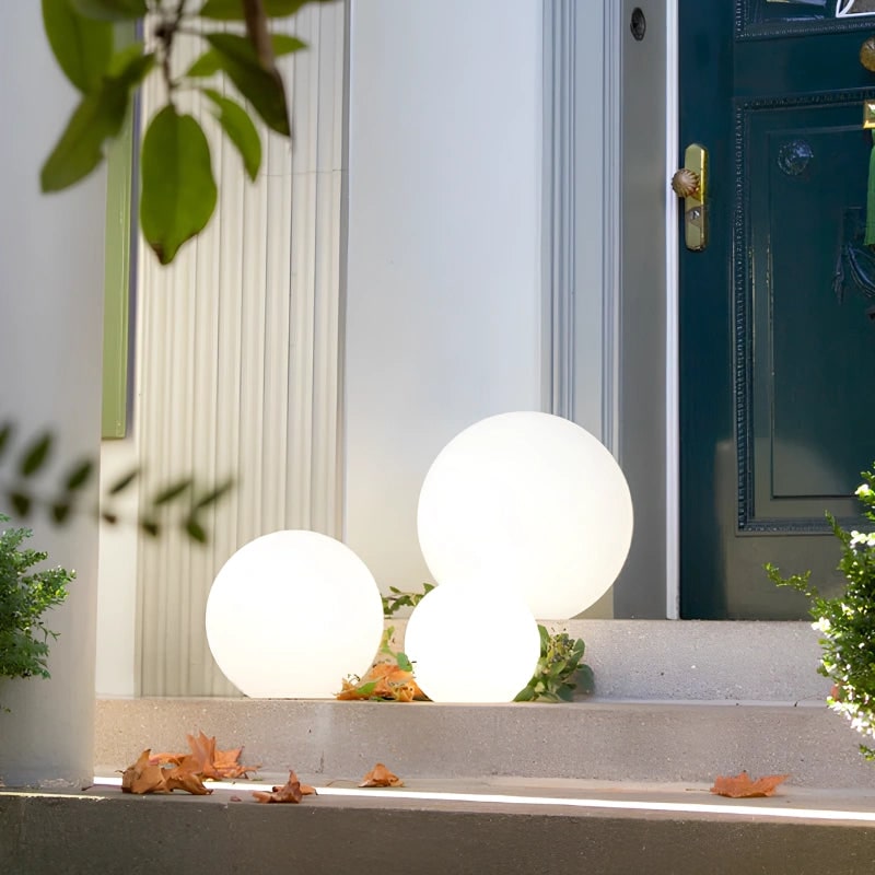 Spherical Solar Garden Light - 16 Color Options, Weather-Resistant 5