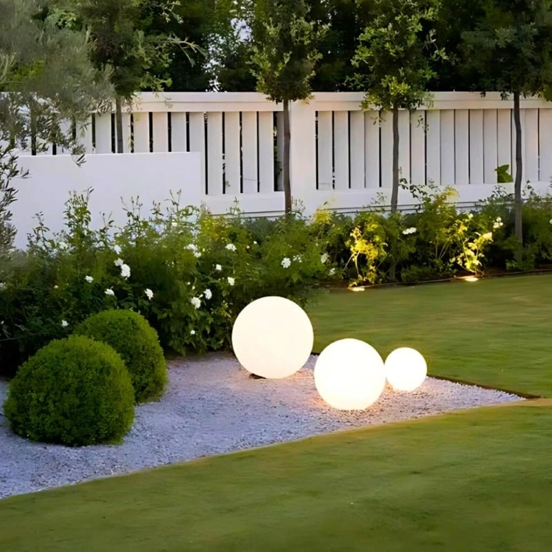Spherical Solar Garden Light - 16 Color Options, Weather-Resistant 6