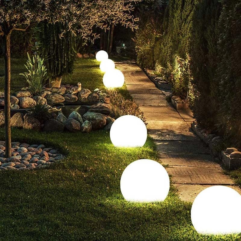Spherical Solar Garden Light - 16 Color Options, Weather-Resistant 8