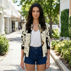 Elvyn | Women’s Bomber Jacket with Bold Print