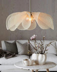 Vintage Fabric Pendant Light - Elegant Design with Soft Glow 0