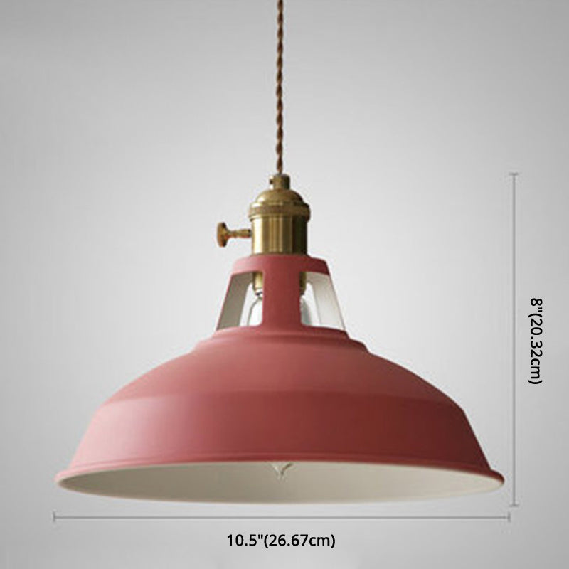 Vintage Industrial Pendant Lamp - Stylish Metal Design &amp; Adjustable Chain 1