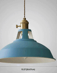 Vintage Industrial Pendant Lamp - Stylish Metal Design & Adjustable Chain 3
