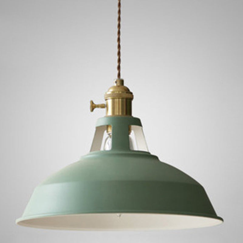 Vintage Industrial Pendant Lamp - Stylish Metal Design &amp; Adjustable Chain 6