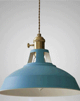 Vintage Industrial Pendant Lamp - Stylish Metal Design & Adjustable Chain 8