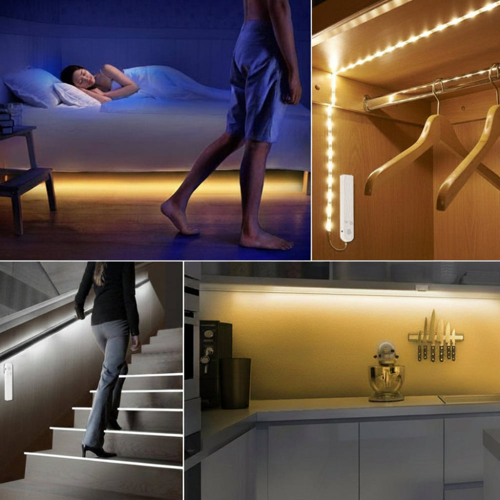 Wireless LED Under Cabinet Light - Motion Sensor &amp; Tool-Free Setup 5
