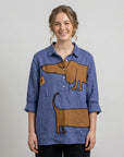 Valencia | Long Sleeve Women’s Blouse with Artistic Design