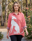 Valencia | Long Sleeve Women’s Blouse with Artistic Design