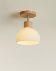 Wood Ceiling Light - Scandinavian & Japanese Design Elegance 3