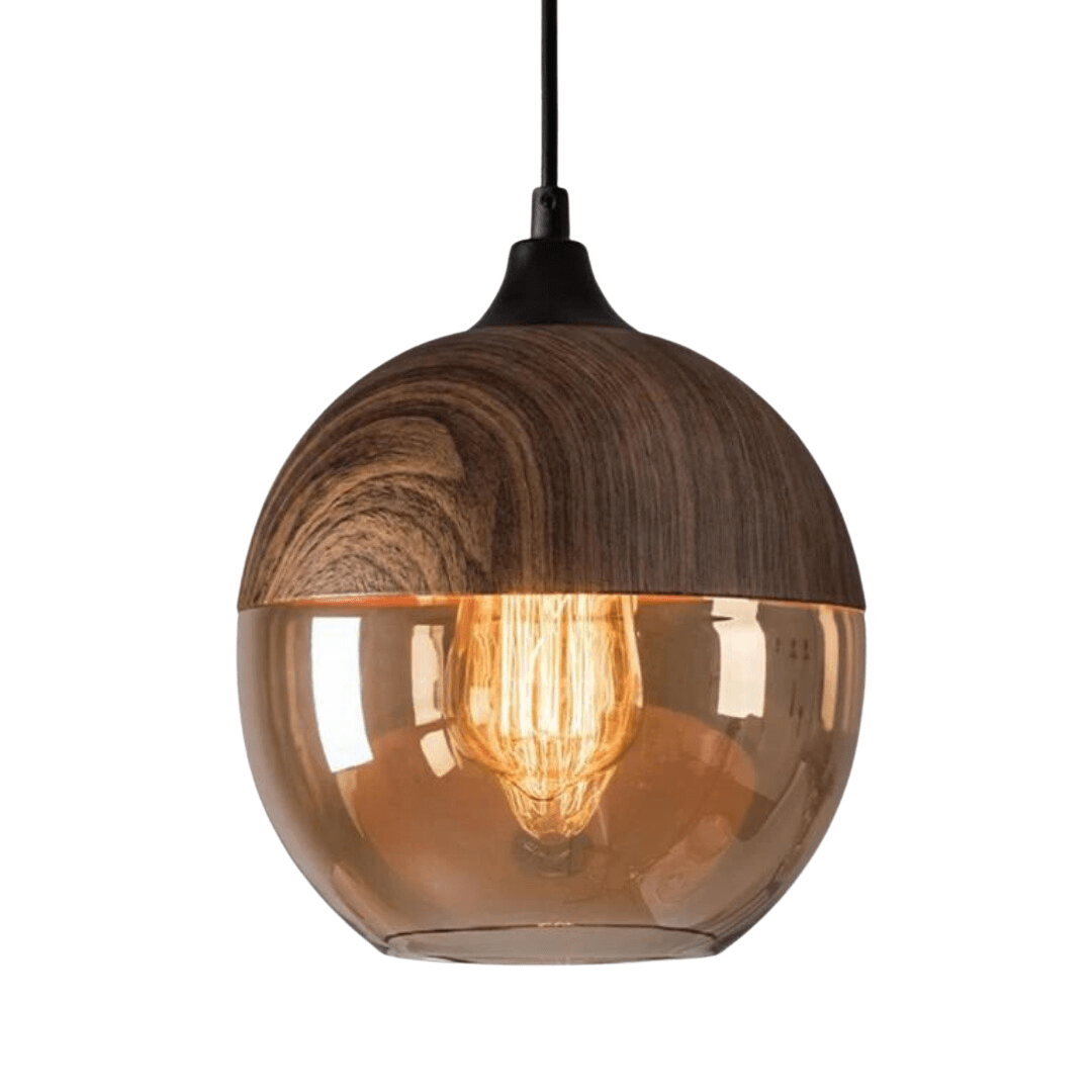 Wooden Ceiling Light - Scandinavian Design with Cozy Ambiance 0