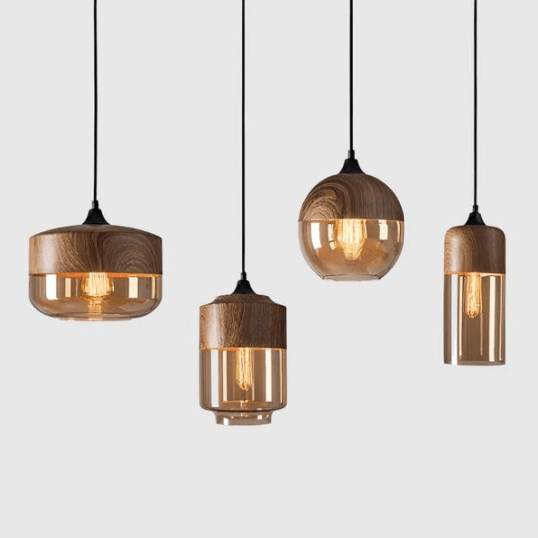 Wooden Ceiling Light - Scandinavian Design with Cozy Ambiance 1