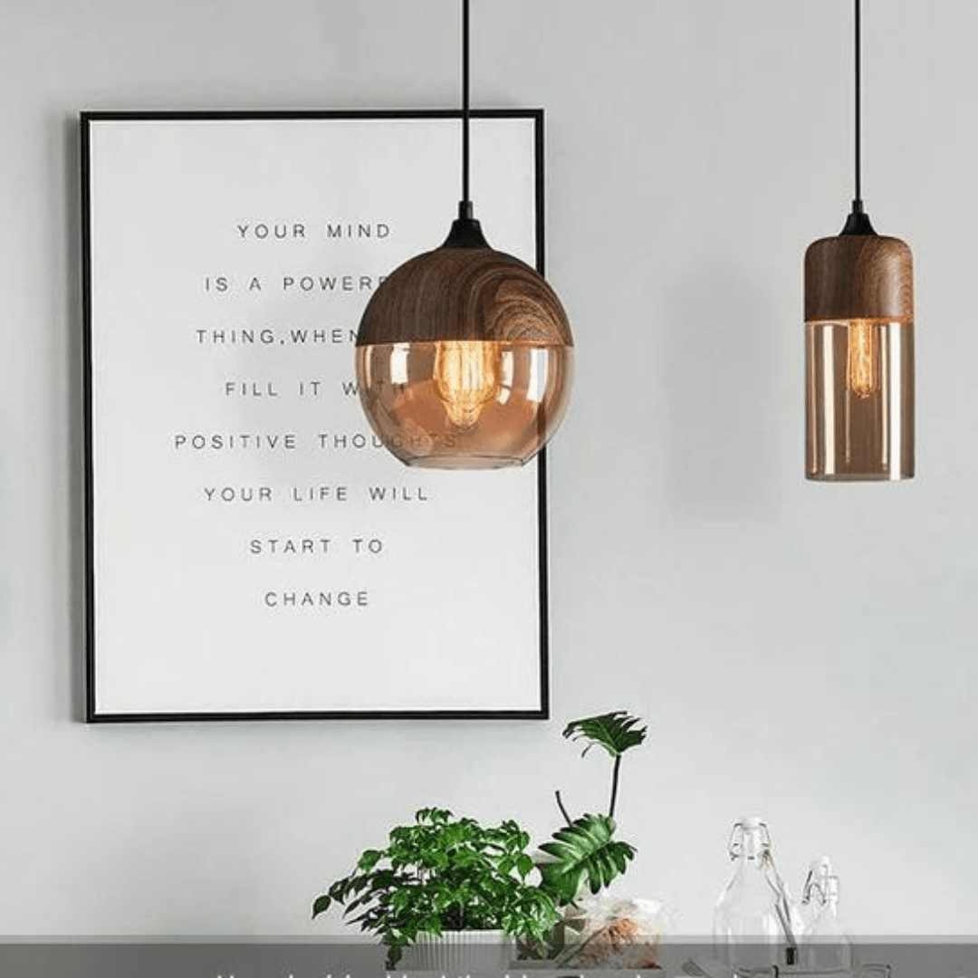 Wooden Ceiling Light - Scandinavian Design with Cozy Ambiance 4