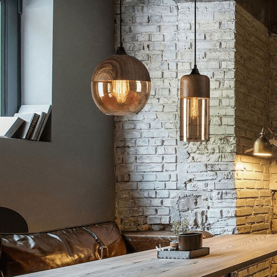 Wooden Ceiling Light - Scandinavian Design with Cozy Ambiance 5