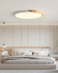 Wooden Ceiling Light Fixture - Minimalist Design with Soft Illumination 4