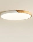 Wooden Ceiling Light Fixture - Minimalist Design with Soft Illumination 5