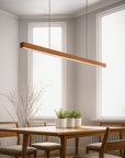 Wooden Pendant Light - Scandinavian Design with Adjustable Height 1