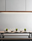 Wooden Pendant Light - Scandinavian Design with Adjustable Height 2