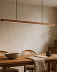 Wooden Pendant Light - Scandinavian Design with Adjustable Height 3