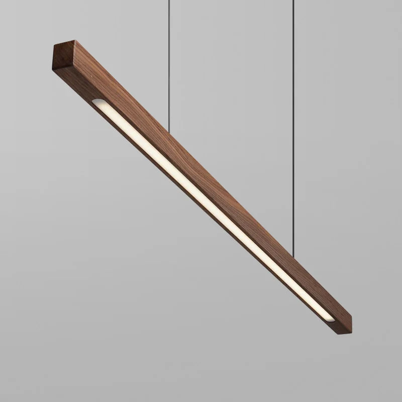 Wooden Pendant Light - Scandinavian Design with Adjustable Height 6