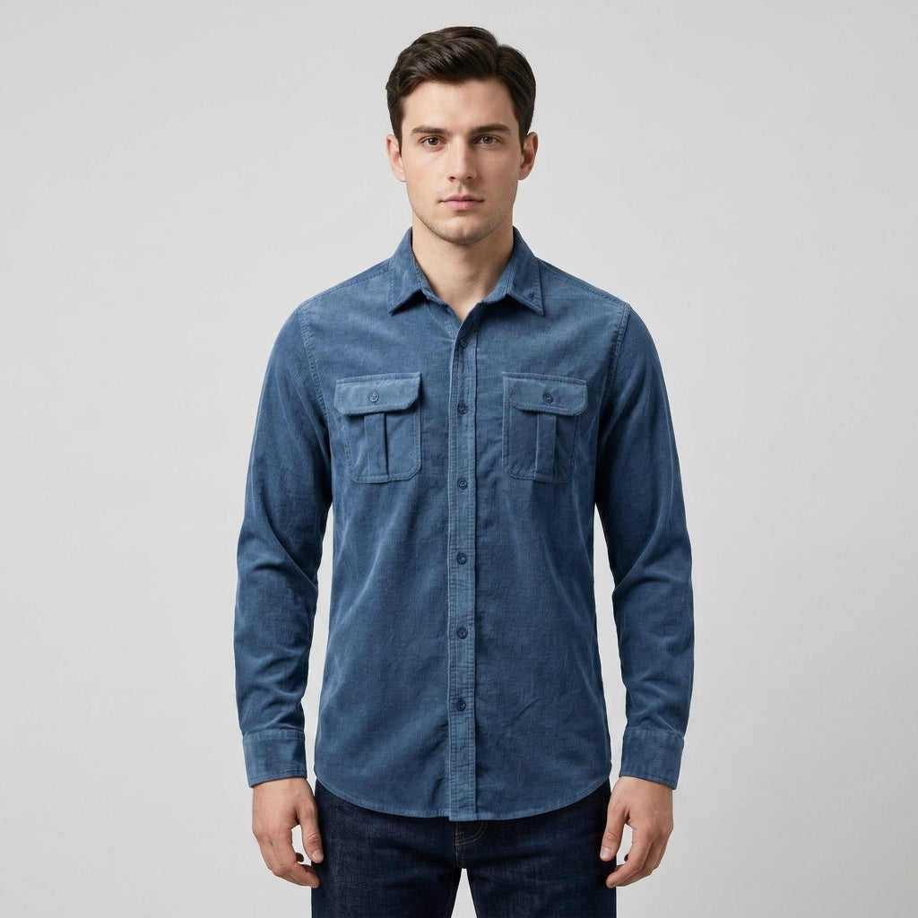 Beau | Vintage Men’s Shirt with Textured Style