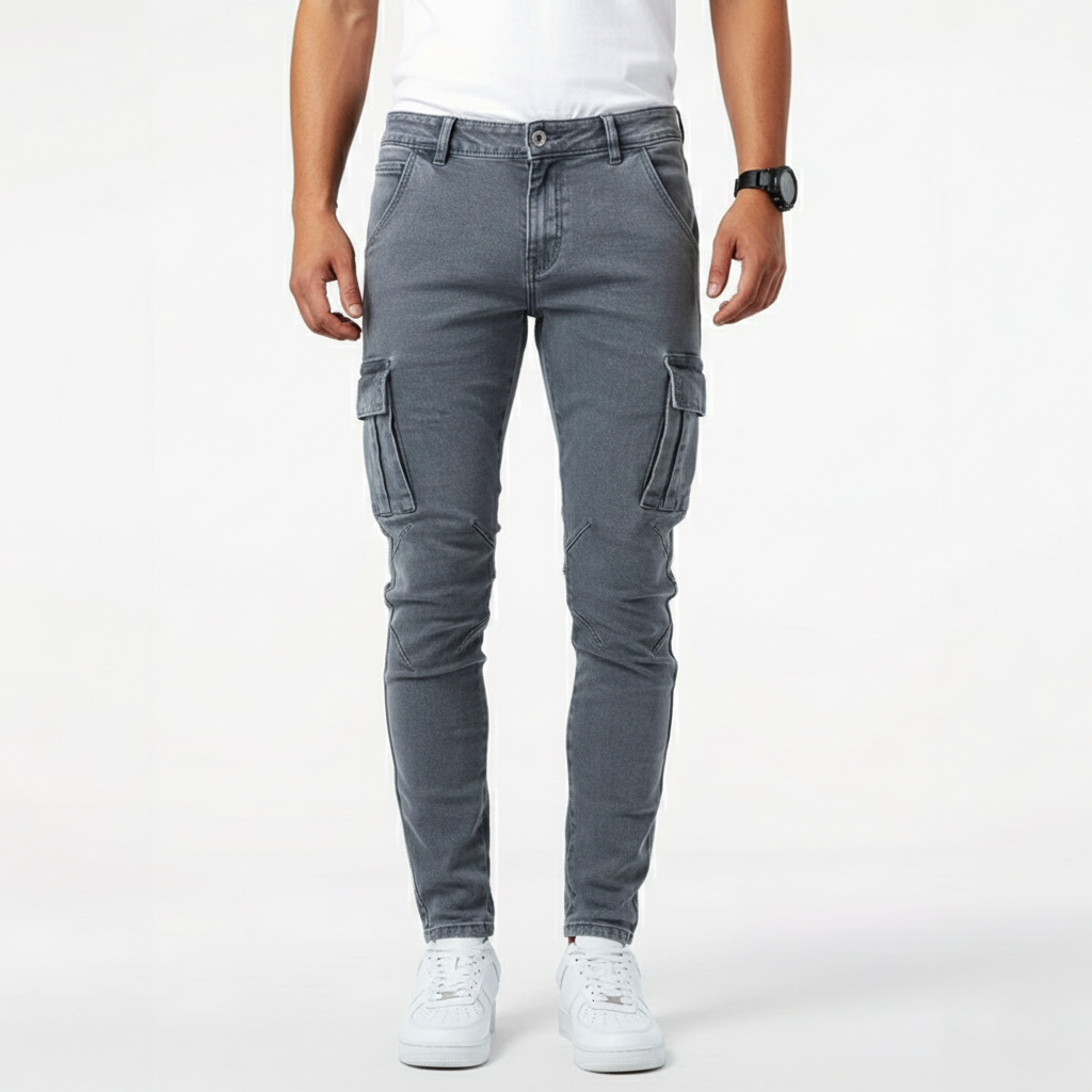 Joshua | Men's Cargo Jeans with Practical Pockets