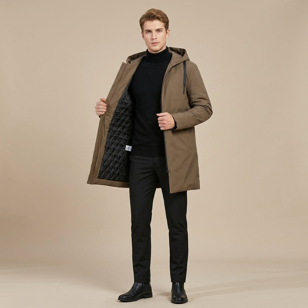 Darcy | Men's Coat for Long Waterproof Build