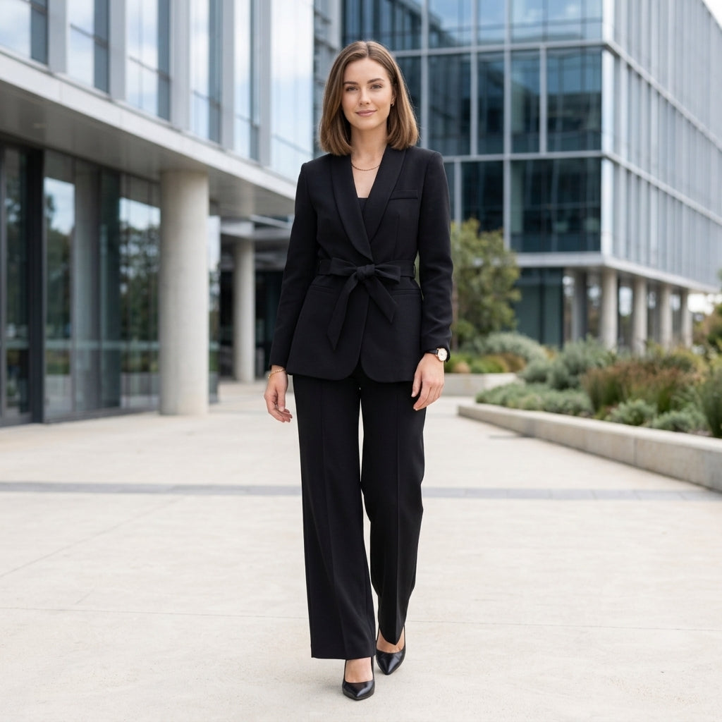 Aria | Women's Blazer &amp; Wide-Leg Trouser Suit