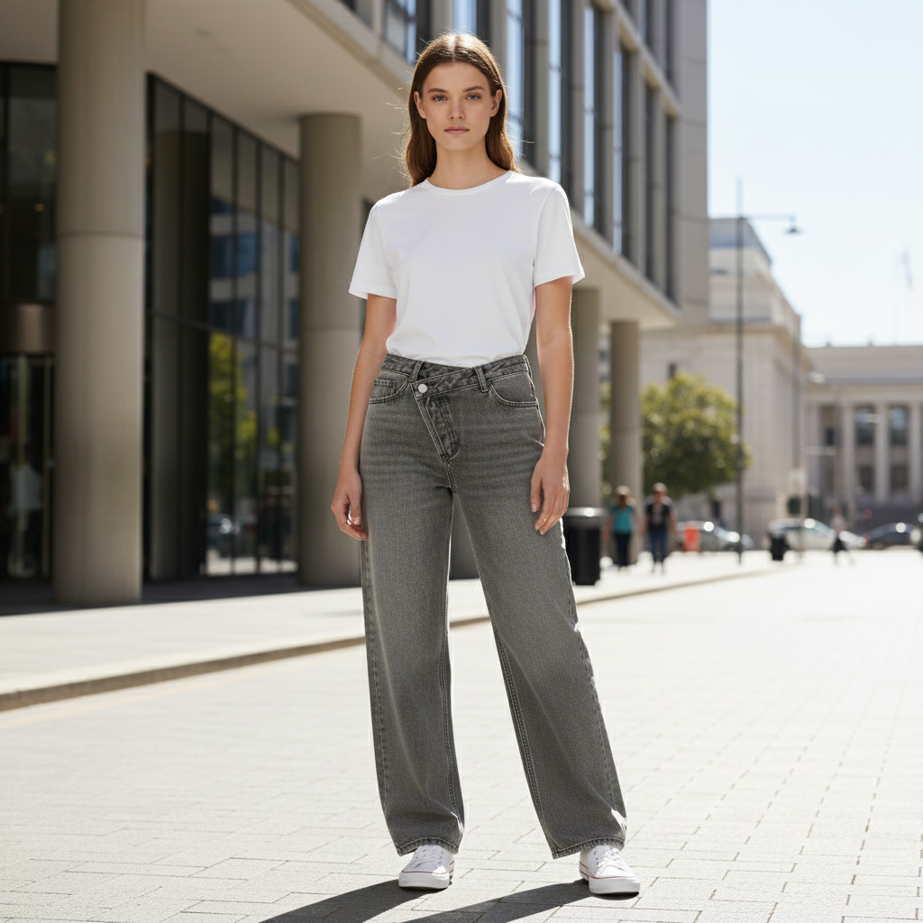 Mia | Women's Wide Leg Baggy Jeans