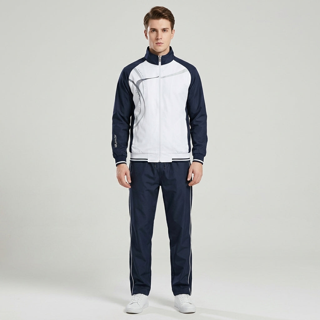 Thomas | Men's Tracksuit – Zip Jacket &amp; Elastic-Waistband Trousers for Sport &amp; Leisure