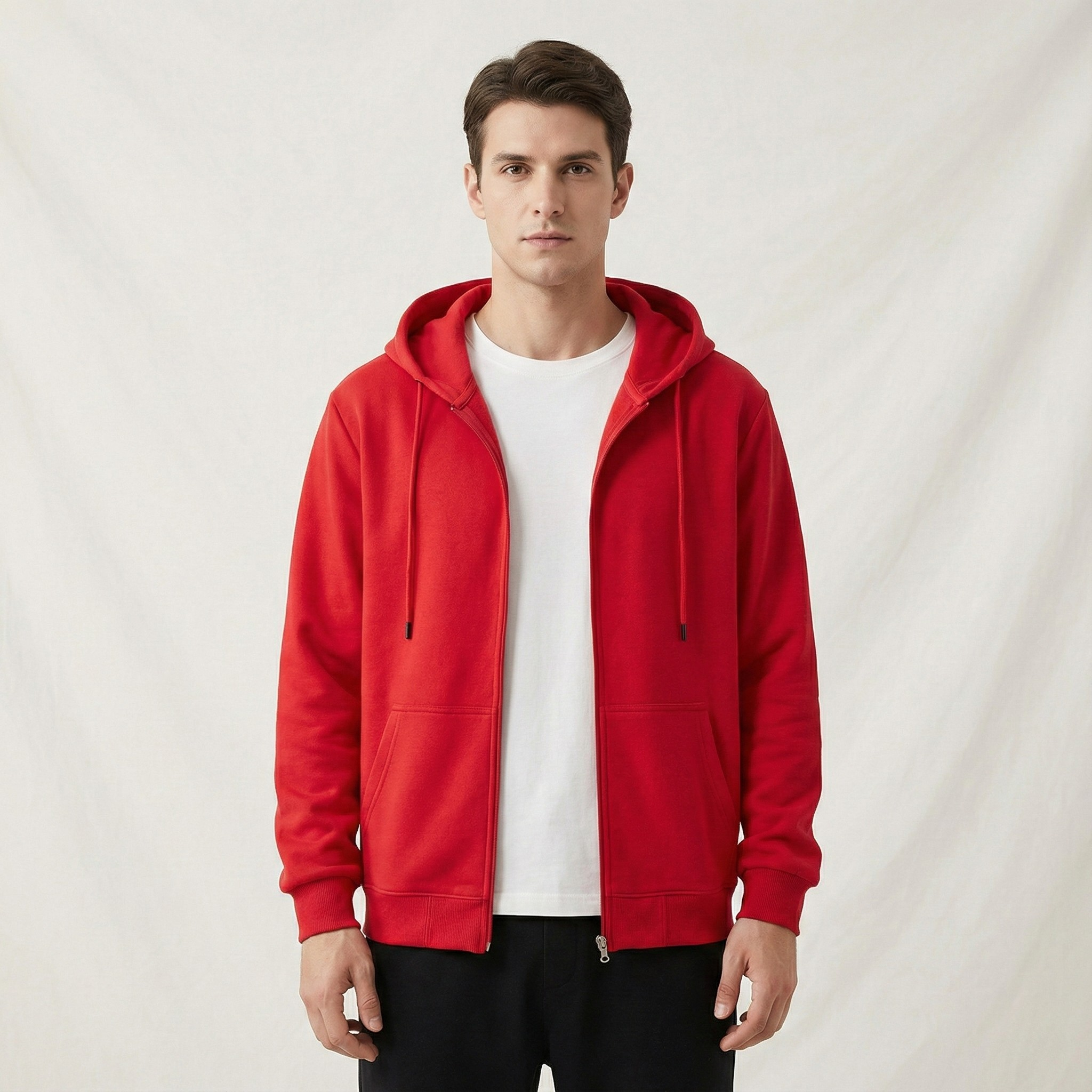 Hudson | Casual Full Zip Hoodie for Men