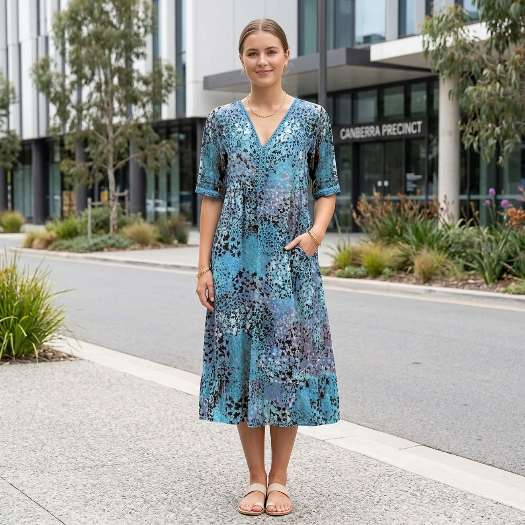 Sienna | Women's Summer Dress with Floral Print