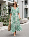 Matilda | Women's Summer Dress with Flattering V-Neck