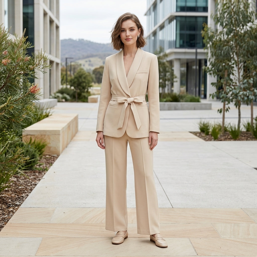 Aria | Women's Blazer &amp; Wide-Leg Trouser Suit