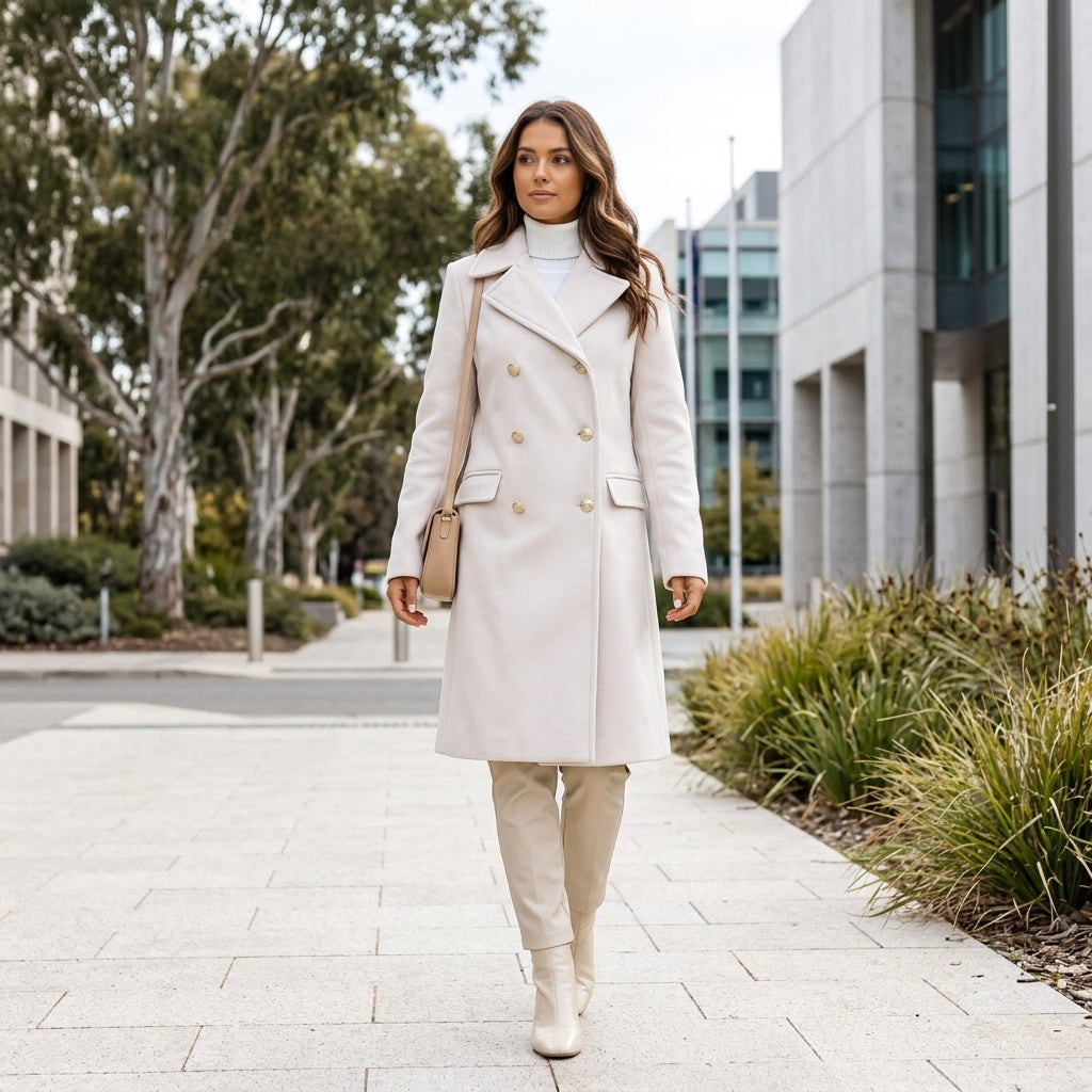 Nina | Woll-Peacoat Damenmantel