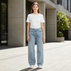 Mia | Women's Wide Leg Baggy Jeans