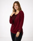 Nadia | Women’s Blouse with Elegant Sequin Detail