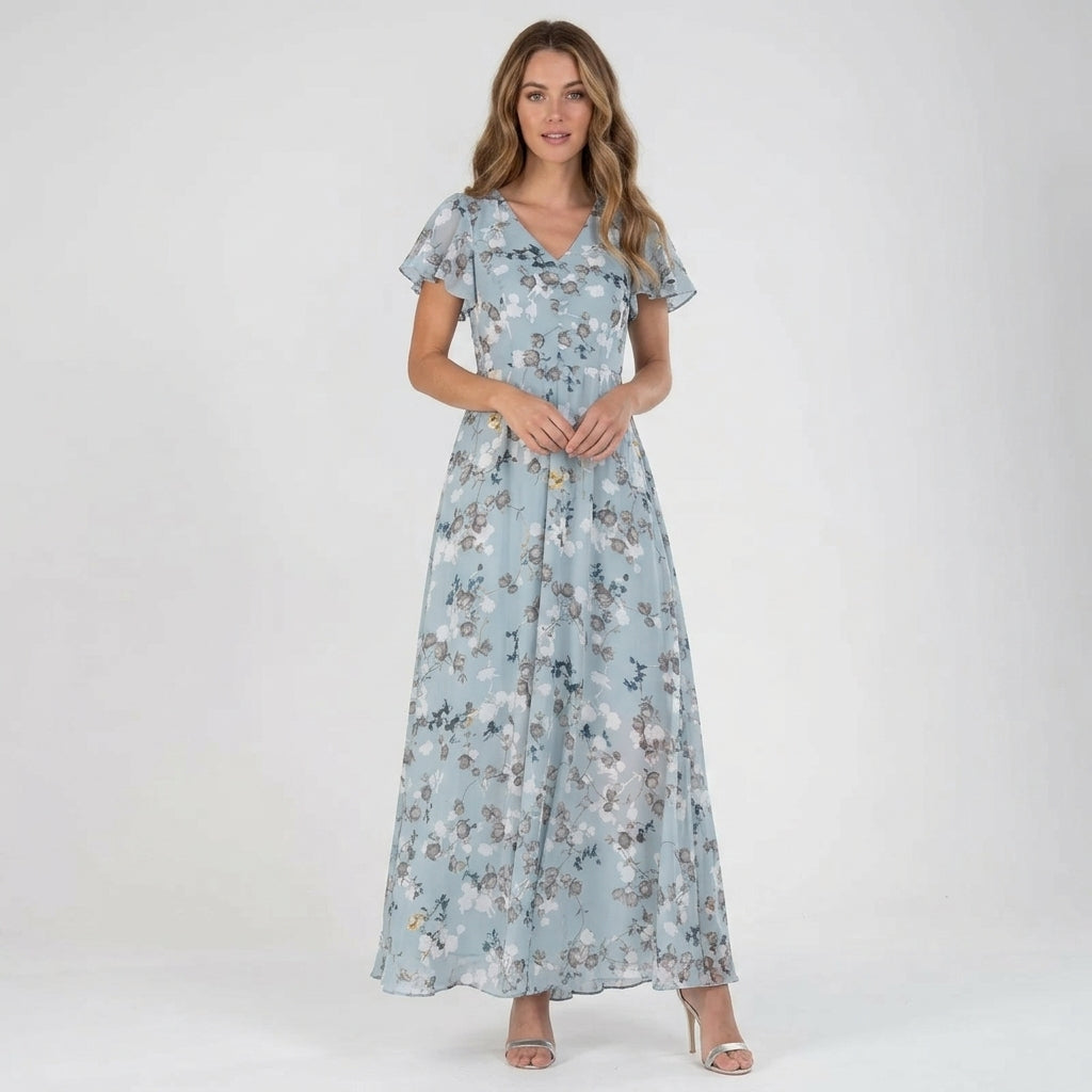 Isla | Floral Maxi Dress for Women