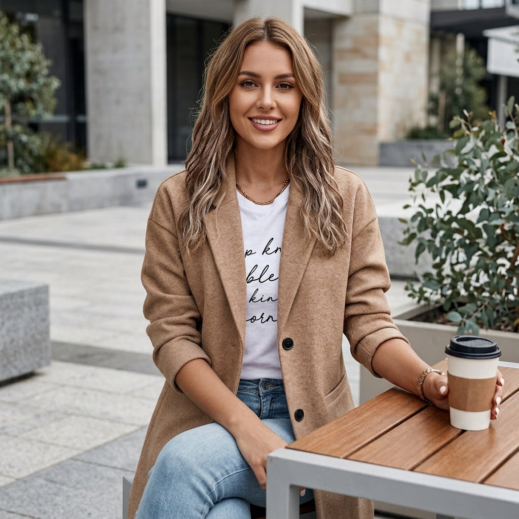 Piper | Longline Slim-Fit Women's Blazer