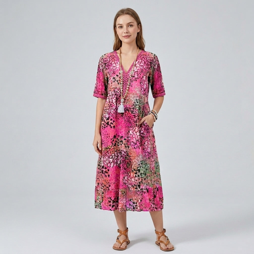 Sienna | Women's Summer Dress with Floral Print