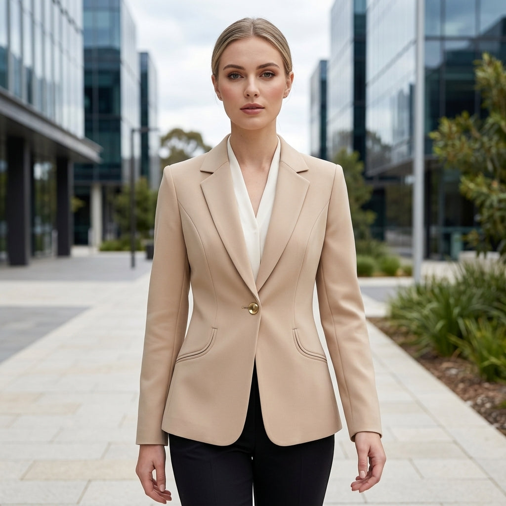 Grace | Müheloser weißer Damenblazer